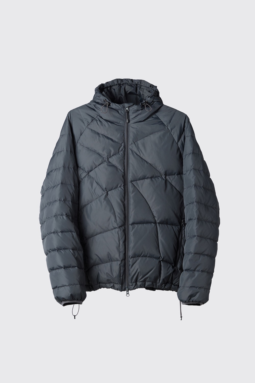 Web Goose Down Puffer Jacket Charcoal