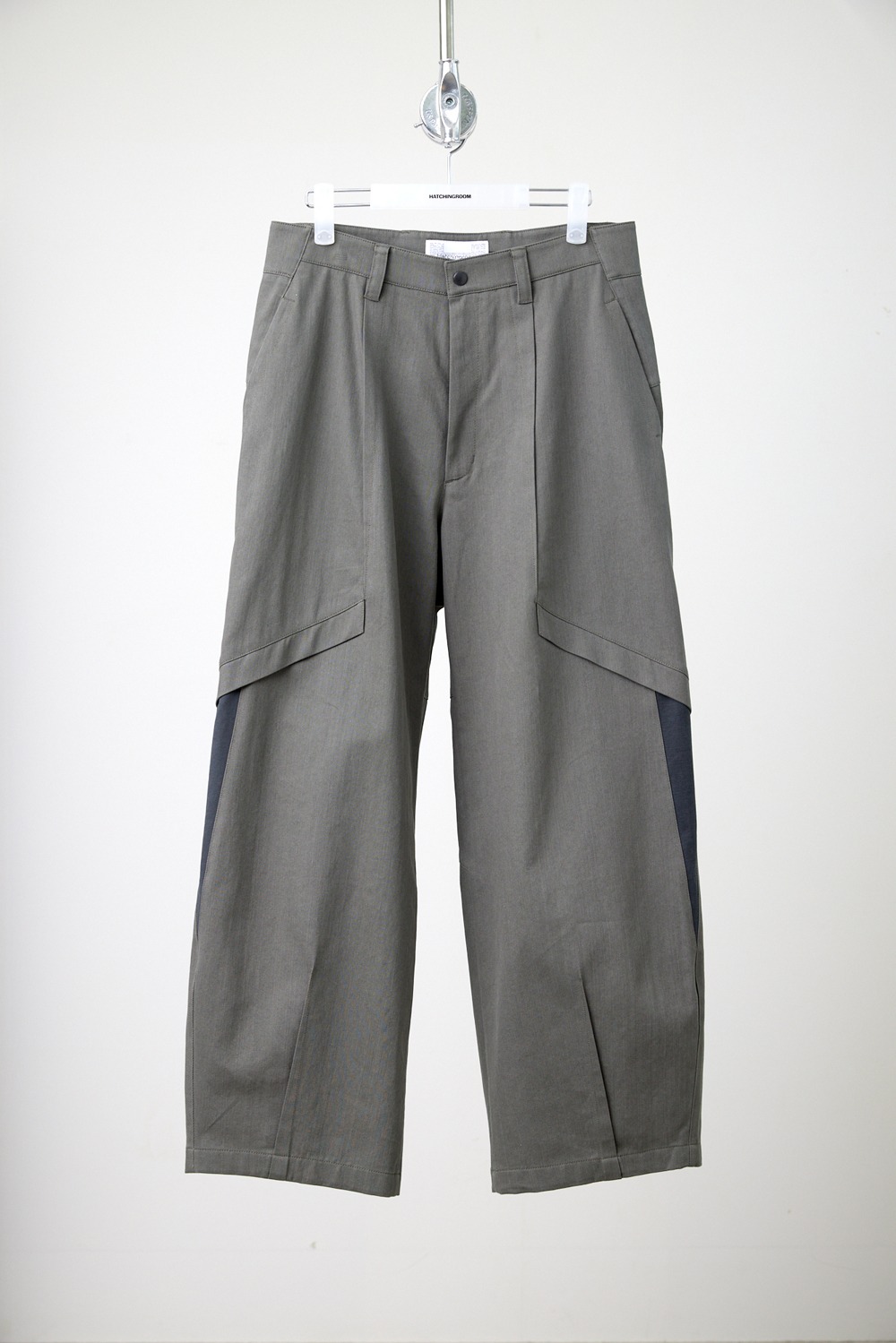 Dart Pants Olive Grey