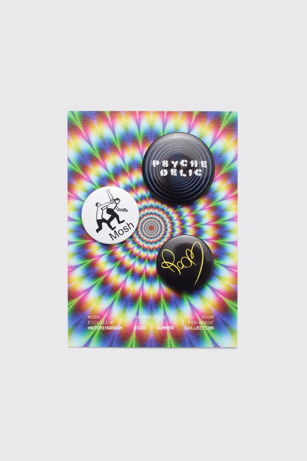 Psychedelic Pin Badge Set