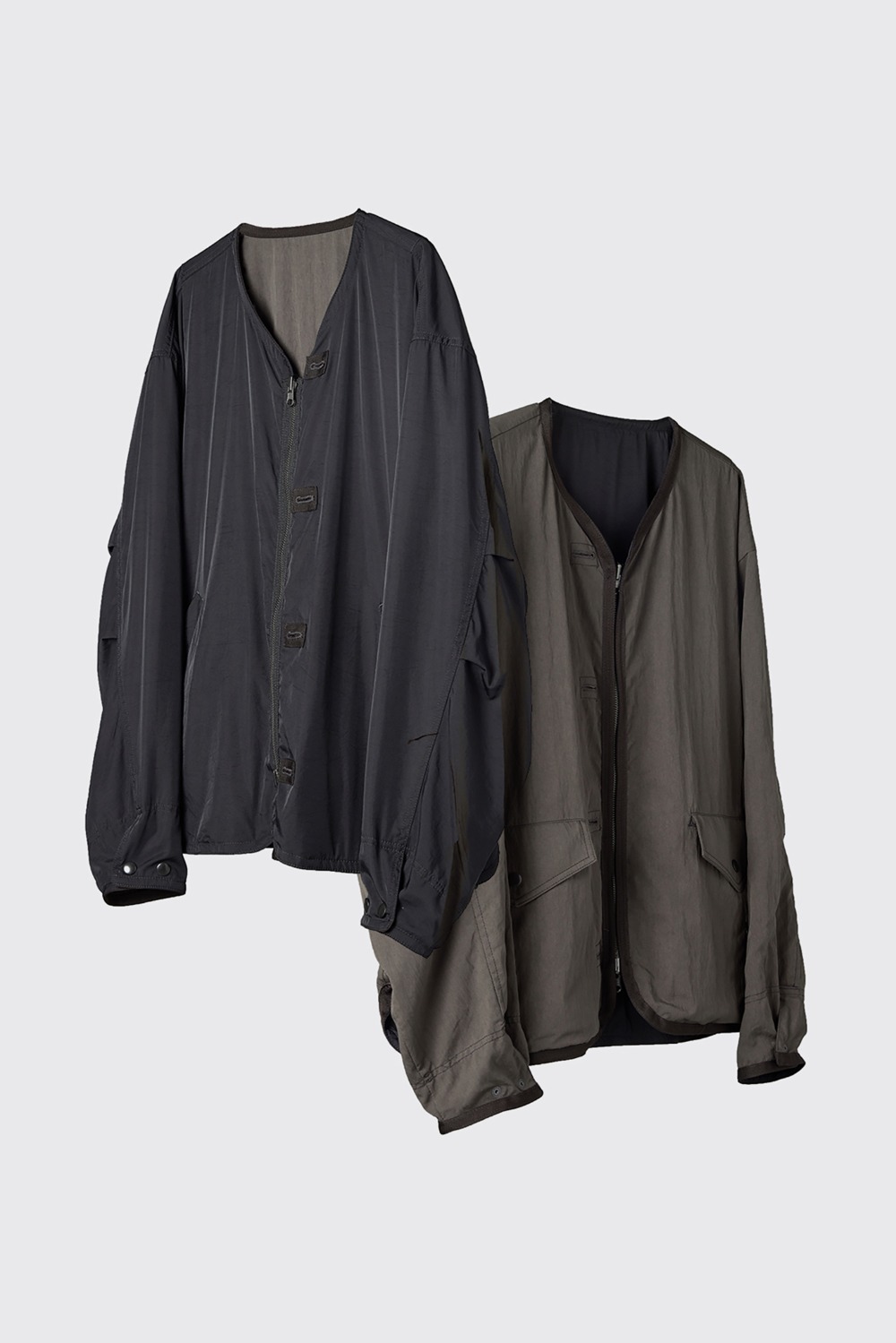 Reversible Lining Jacket Black/Charcoal