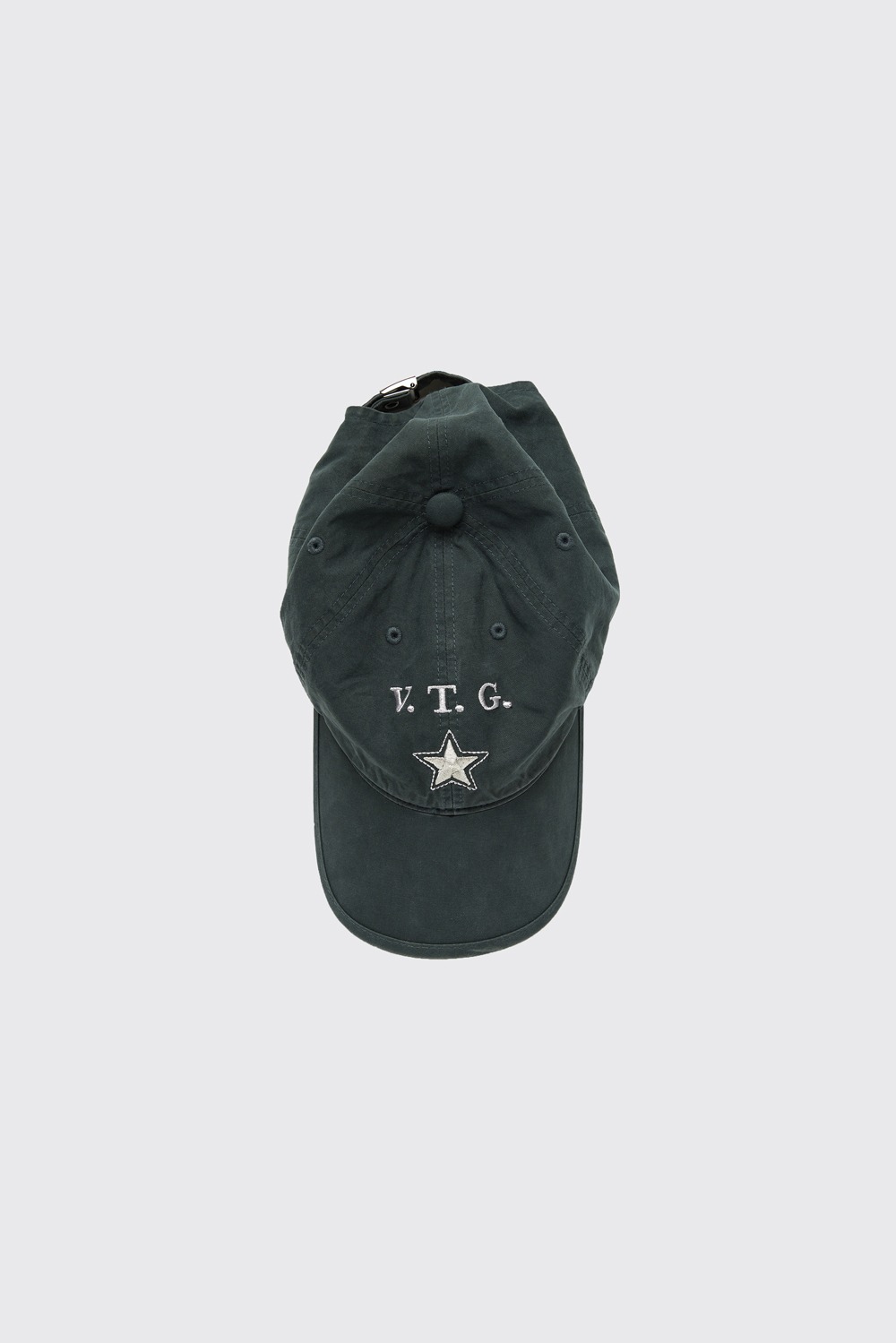 VTG Star Cap Washed Dark Green