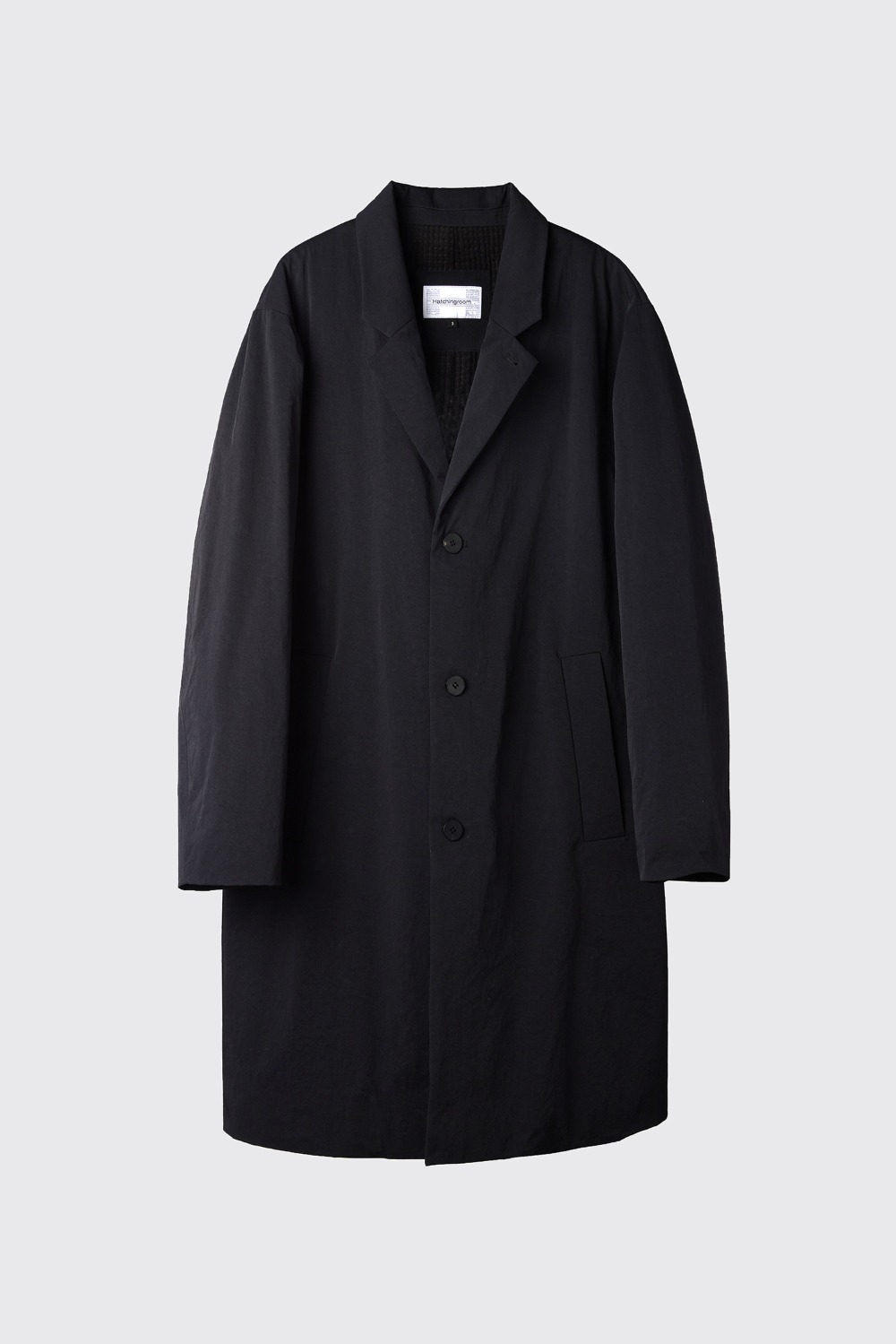 Padded Lab Coat Black